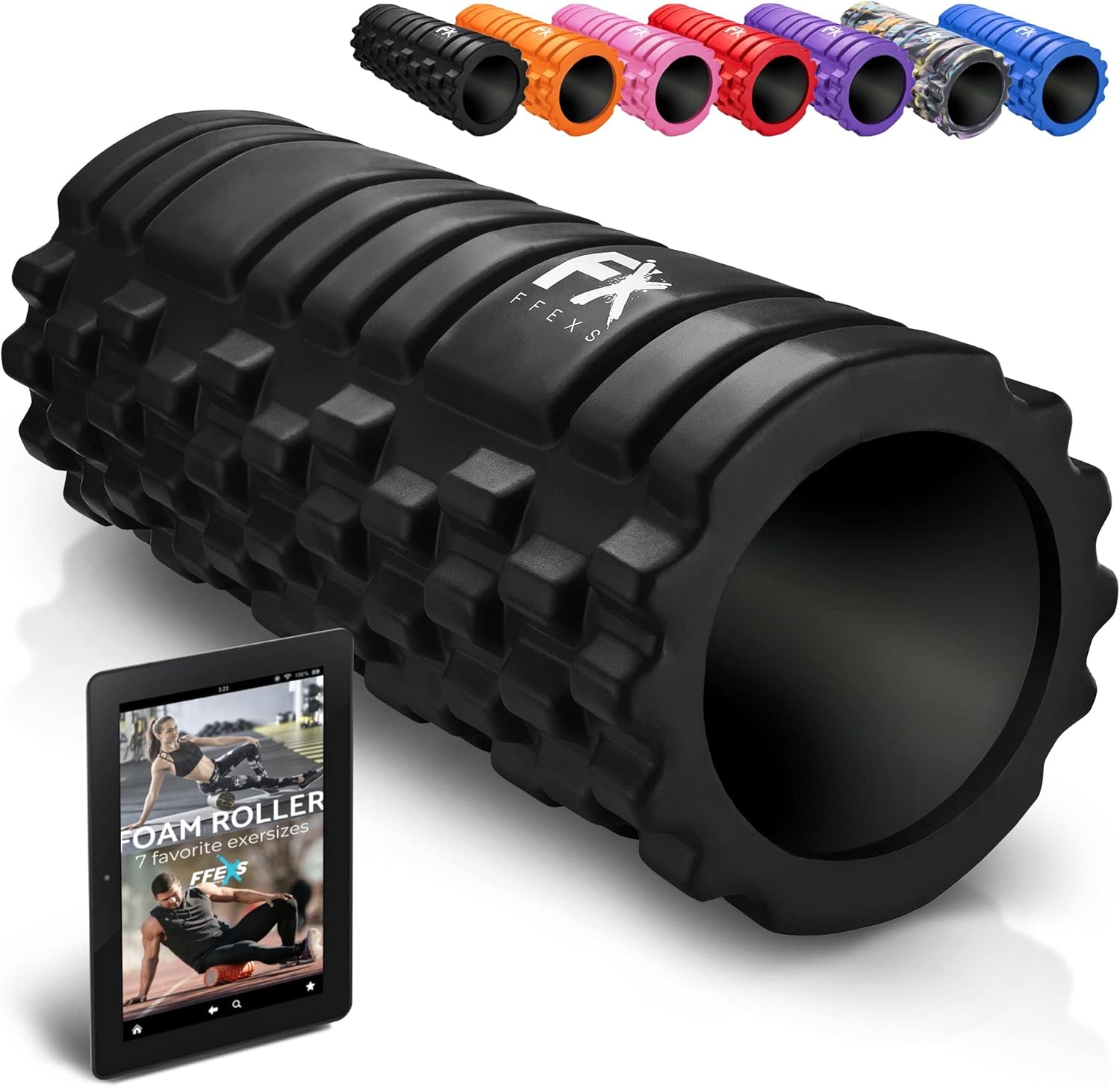 FX FFEXS Foam Roller for Deep Tissue Muscle Massage